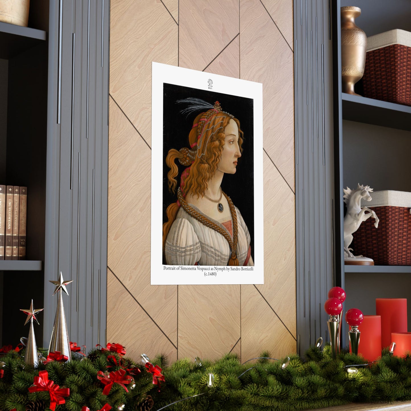 Portrait of Simonetta Vespucci as Nymph by Sandro Botticelli (c.1480)
