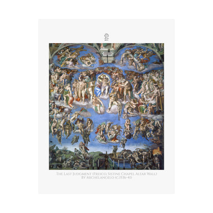 The Last Judgment (Fresco, Sistine Chapel Altar Wall) by Michelangelo (c.1536-41)