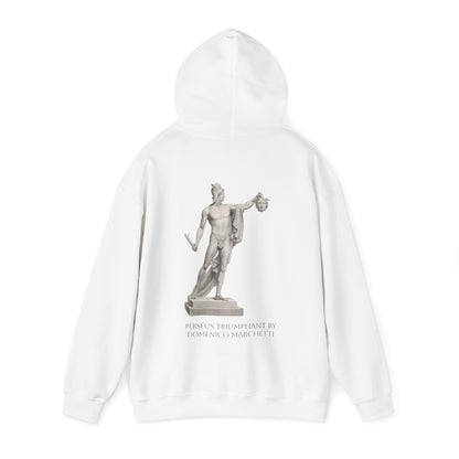 Hooded Sweatshirt - Perseus Triumphant by Domenico Marchetti  (Front+Back)