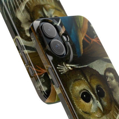 Owl detail by Hieronymus Bosch