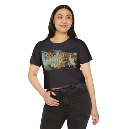 The Birth of Venus by Sandro Botticelli Crop Top