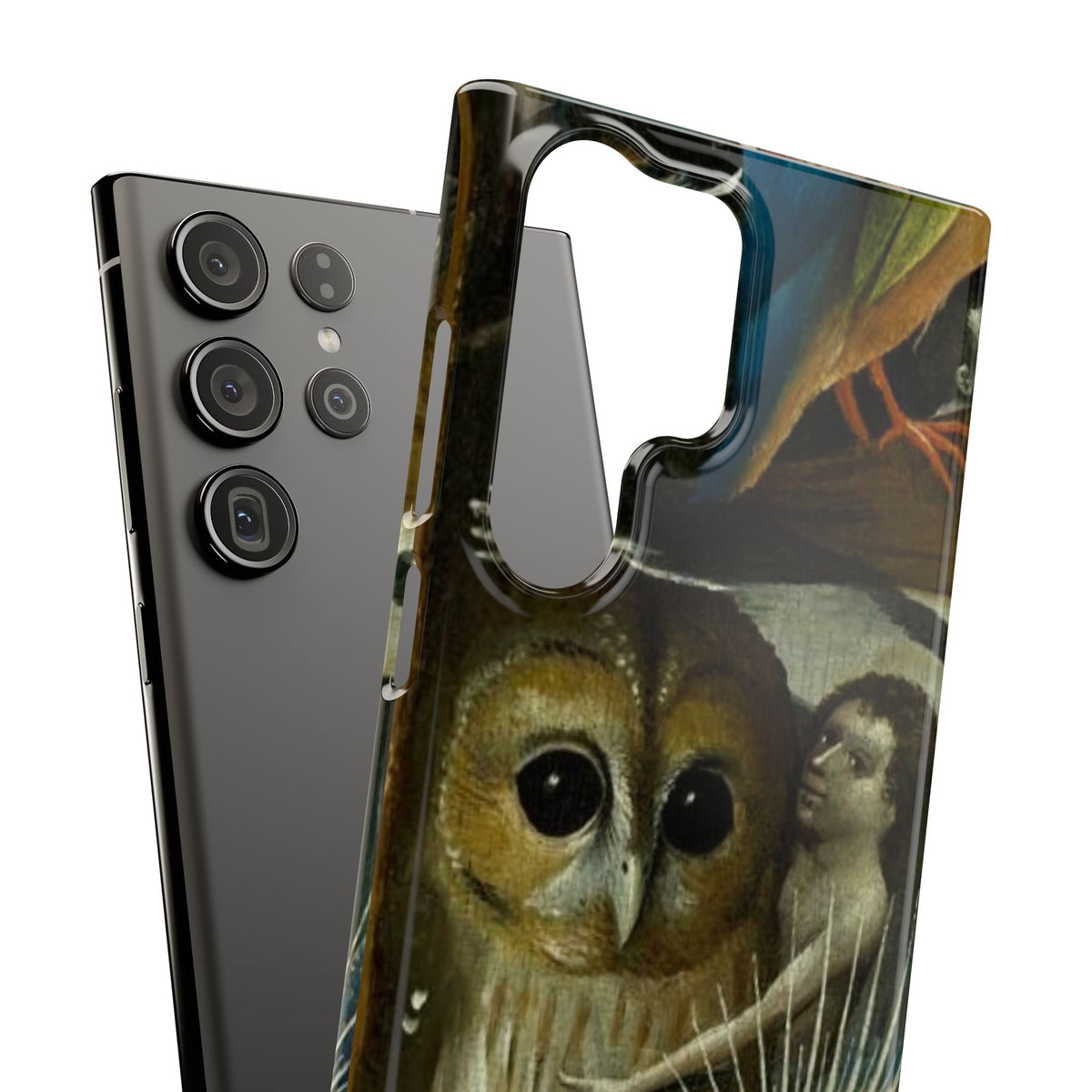 Owl detail by Hieronymus Bosch