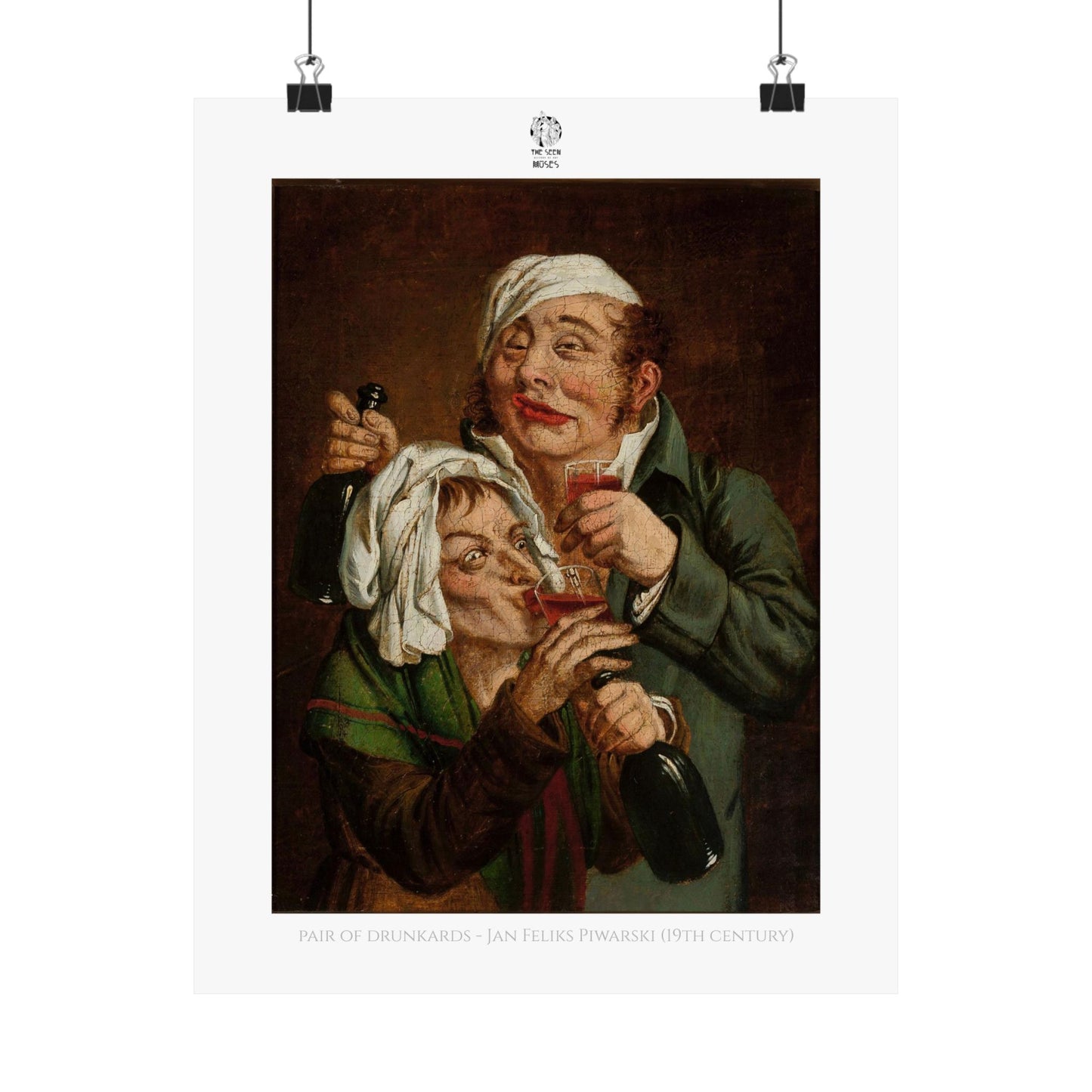 Pair of Drunkards - Jan Feliks Piwarski (19th century)