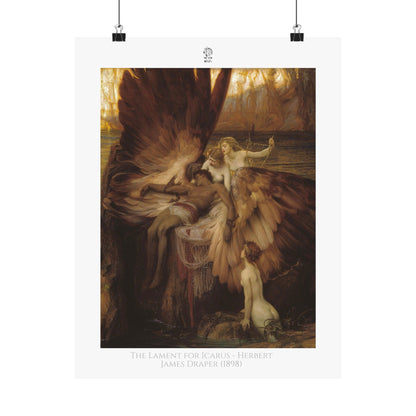 The Lament for Icarus - Herbert James Draper (1898)