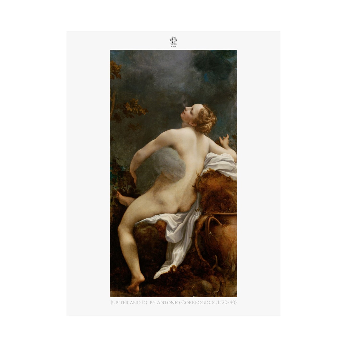 Jupiter and Io by Antonio Correggio (c.1520-40)