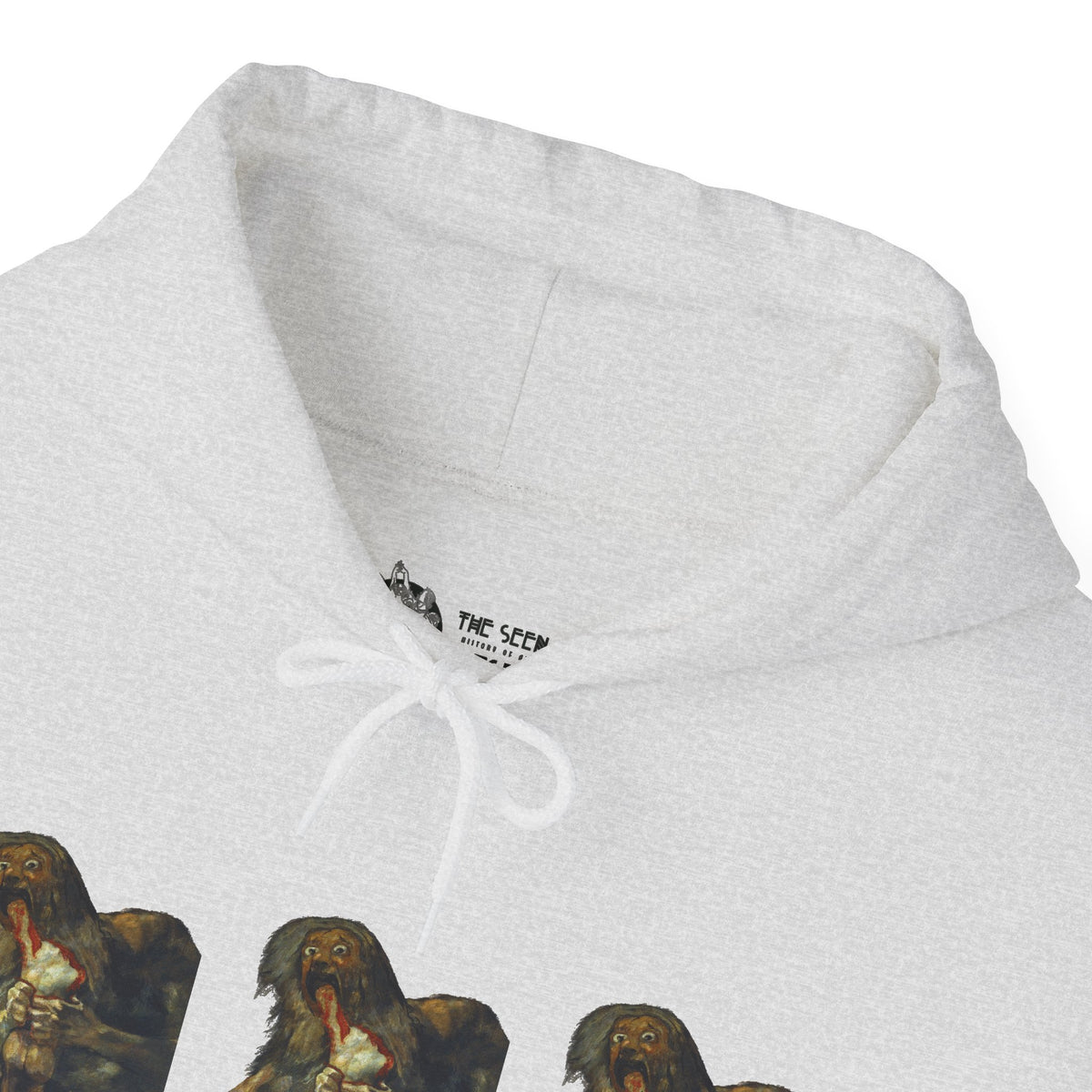 Hooded Sweatshirt - Saturn Devouring His Son by Francisco Goya (1819-23)