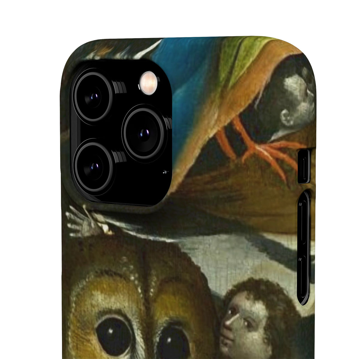 Owl detail by Hieronymus Bosch