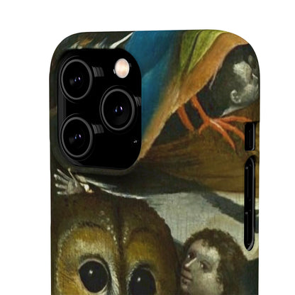 Owl detail by Hieronymus Bosch