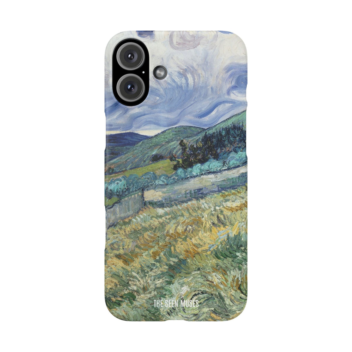 Landscape from Saint-Rémy by Vincent Van Gogh (1889)