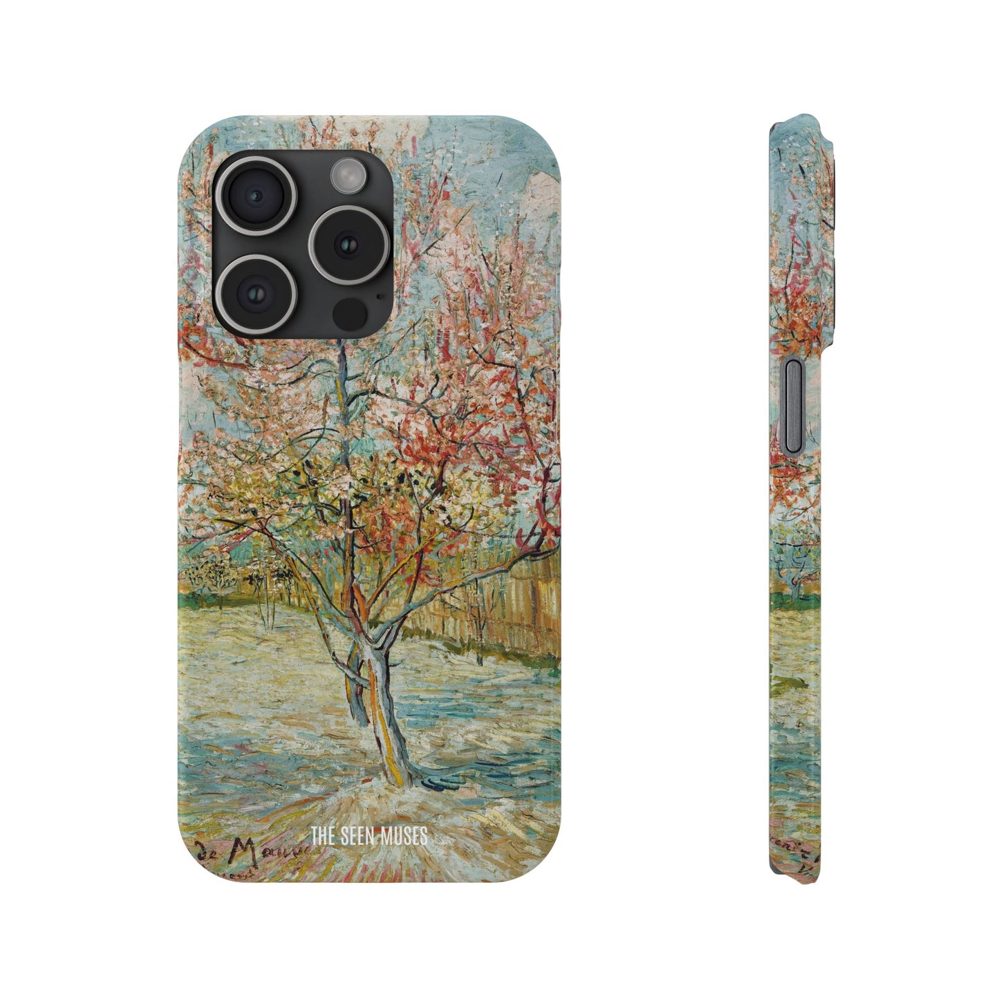 Pink Peach Trees by Vincent Van Gogh