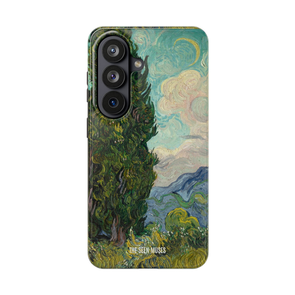 Cypresses by Vincent Van Gogh (1889)