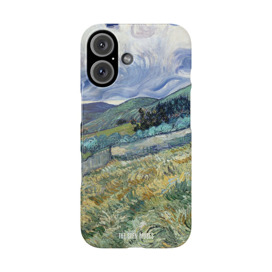 Landscape from Saint-Rémy by Vincent Van Gogh (1889)