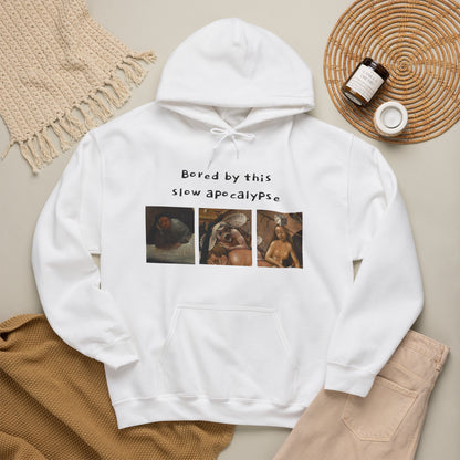 Hooded Sweatshirt- Garden of Earthly Delights (Hell panel) by Hieronymus Bosch (Front+Back)