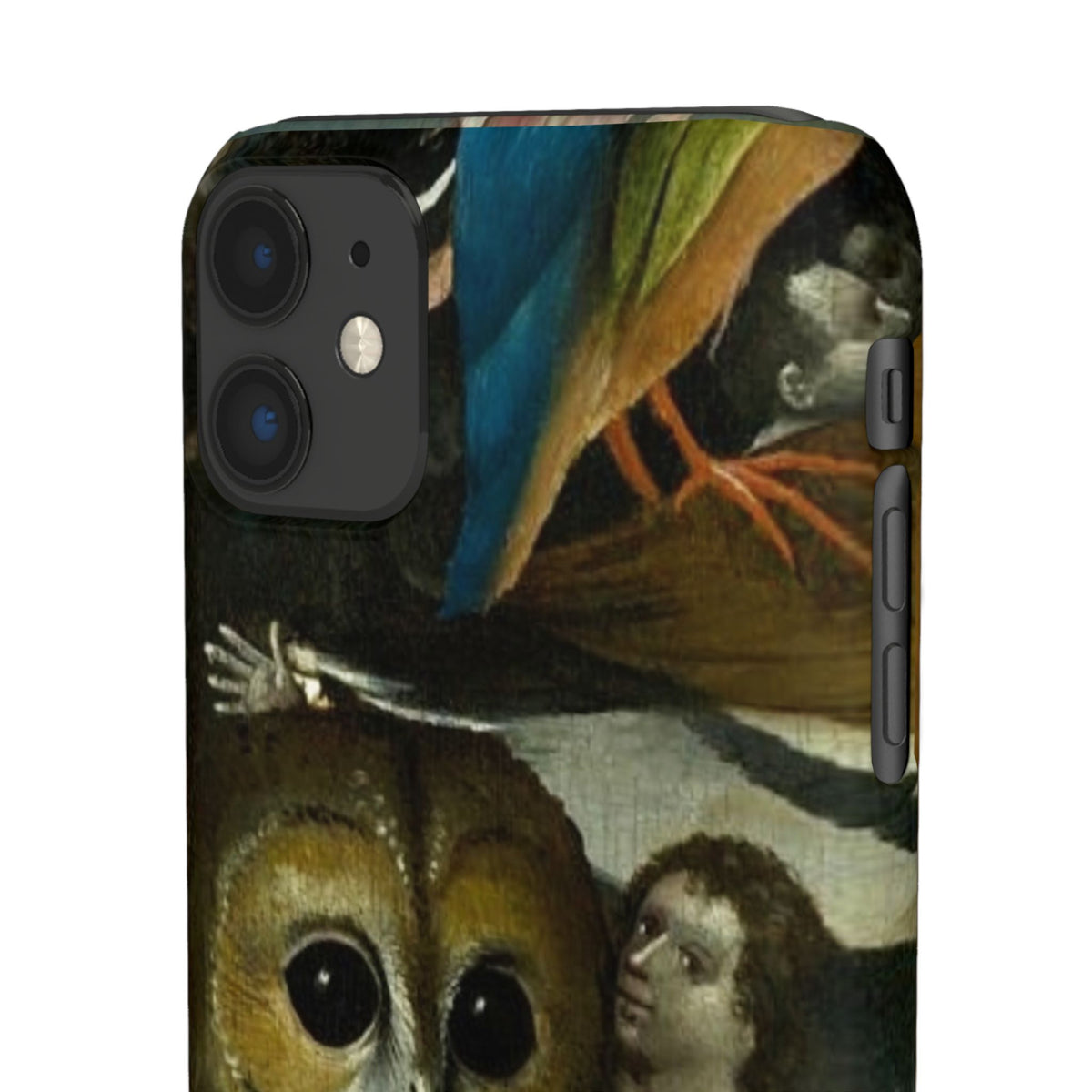 Owl detail by Hieronymus Bosch