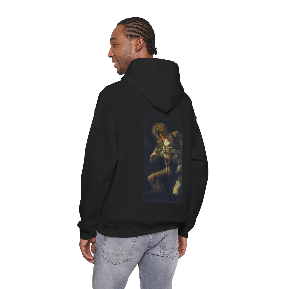 Hooded Sweatshirt - Saturn Devouring His Son by Francisco Goya (1819-23)