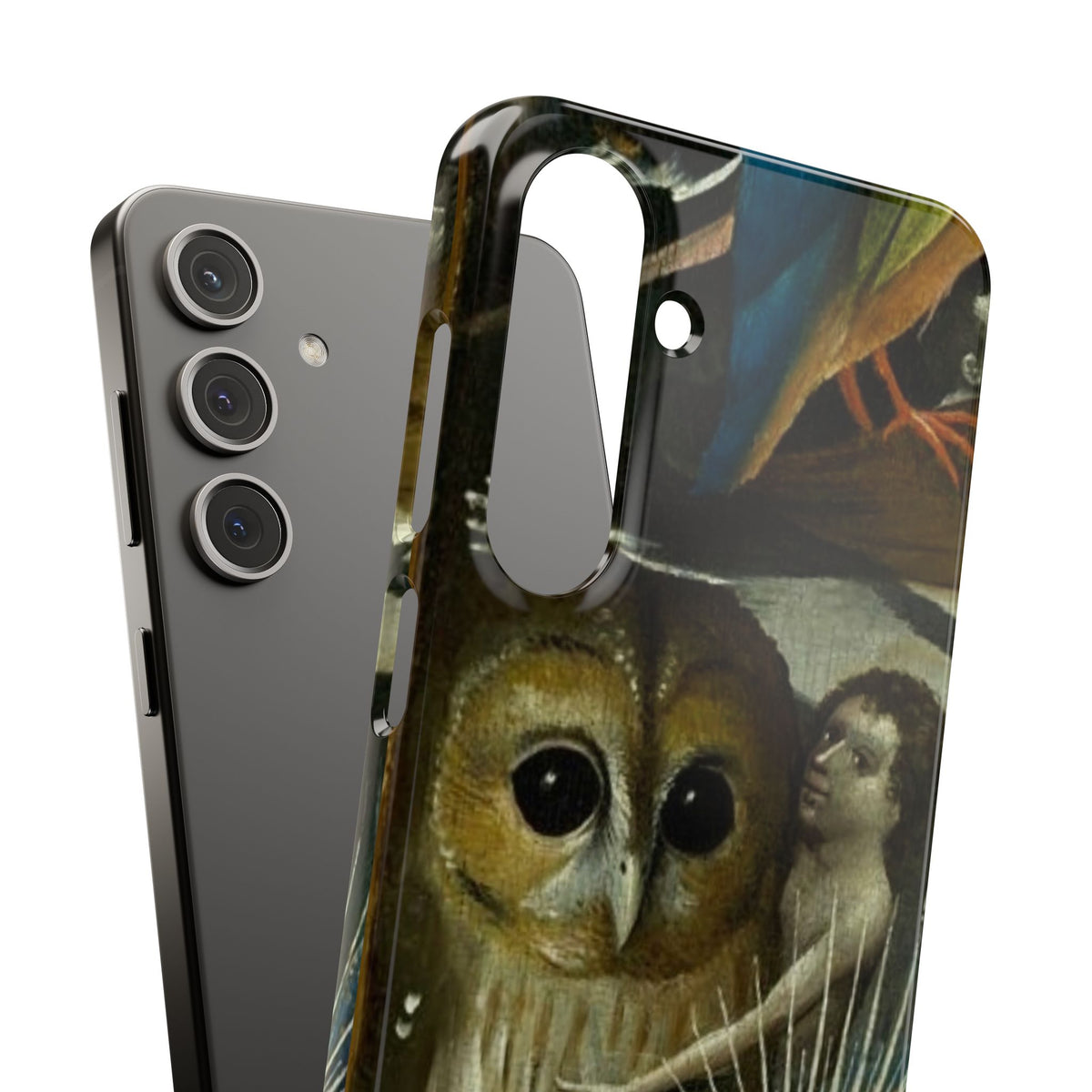 Owl detail by Hieronymus Bosch