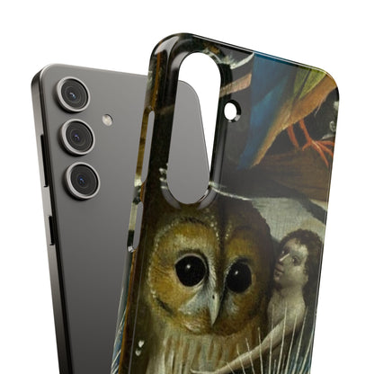Owl detail by Hieronymus Bosch