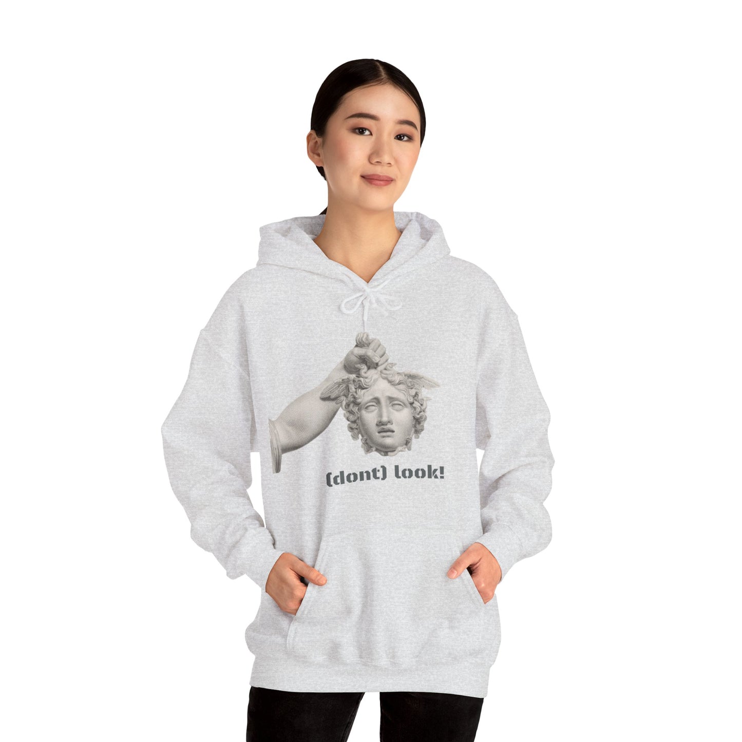 Hooded Sweatshirt - Perseus Triumphant by Domenico Marchetti  (Front+Back)