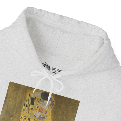 Hooded Sweatshirt - The Kiss by Gustav Klimt