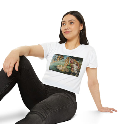 The Birth of Venus by Sandro Botticelli Crop Top